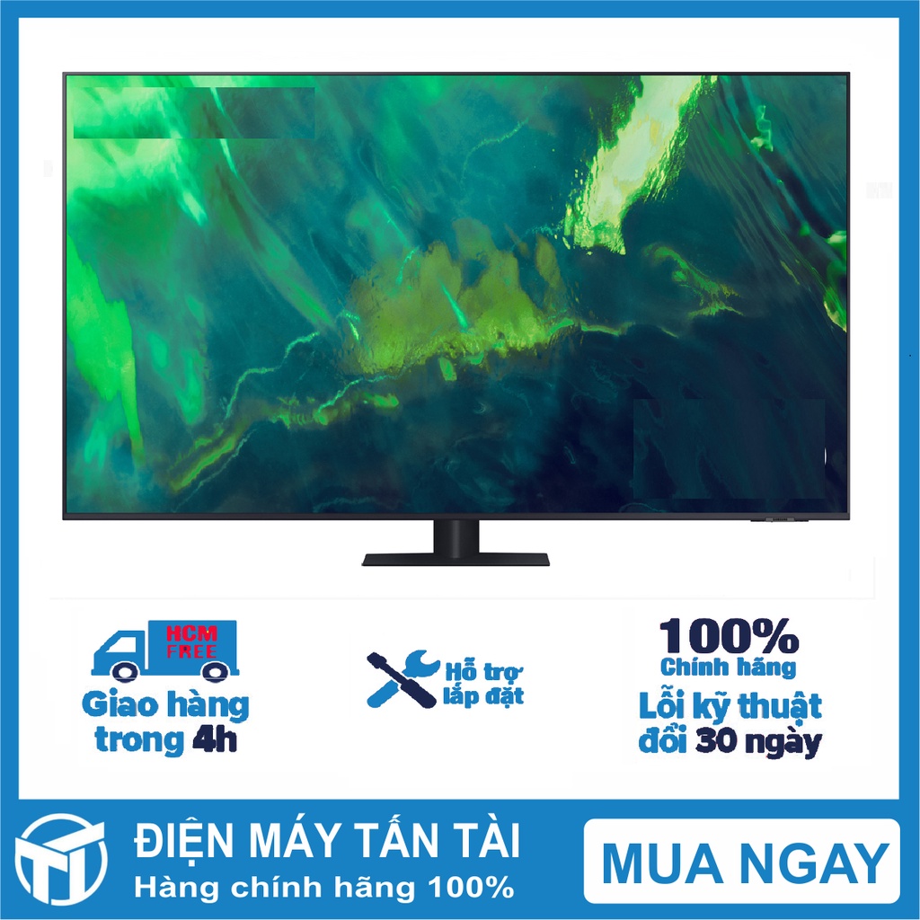 Smart Tivi QLED 4K 75 inch Samsung QA75Q70A .Remote thông minh, Hệ điều hành TizenOS 6.0, GIAO HÀNG MIỄN PHÍ HCM | BigBuy360 - bigbuy360.vn
