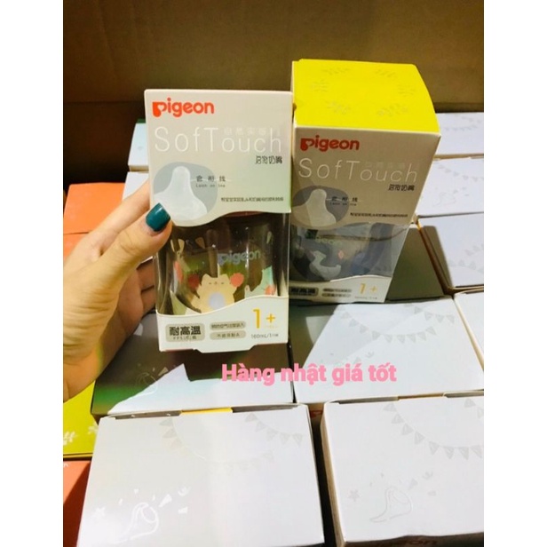 Bình sữa pigeon chuẩn Nhật  Sof Touch Pro 330ml