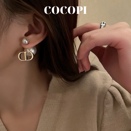 Bông Tai, Khuyên Tai đính ngọc trai nhân tạo cao cấp phong cách Hàn Quốc COCOPI Accessories - BT047