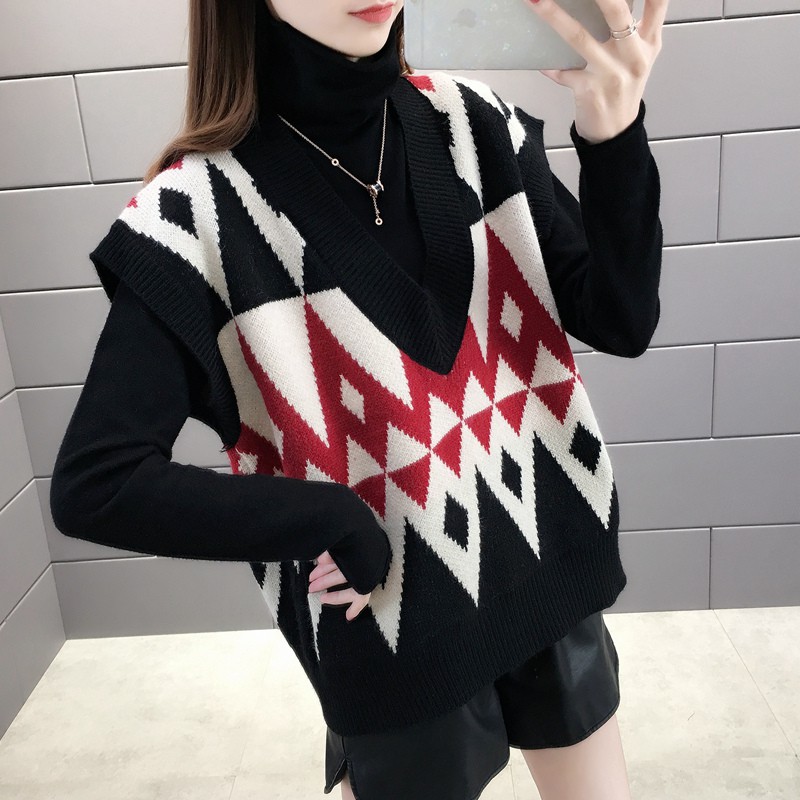 Set Áo Len Sát Nách Và Áo Len Cộc Tay Phong Cách Trẻ Trung Dành Cho Nữ | BigBuy360 - bigbuy360.vn