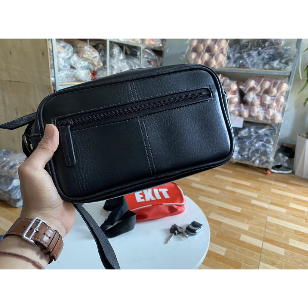 Túi đeo chéo / ví cầm tay da nam
