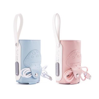 Túi ủ bình sữa bao da Nice Papa cao cấp (Vừa với tất cả bình)