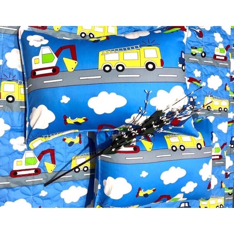 Drap Thắng Lợi, ga trãi giường cao cấp cotton 100% chính hãng mẫu dễ thương cho bé hình chiếc XE
