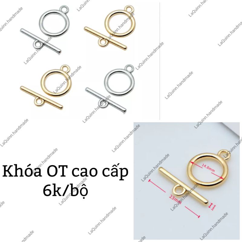 Bộ khóa vòng tay, vòng cổ OT _ Nguyên liệu làm trang sức handmade
