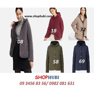 Áo khoác trần trám lót lông cừu Nữ Uniqlo Nhật 2018