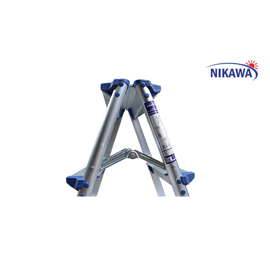 Thang Nhôm Gấp Chữ A 6 Bậc Nikawa NKD-06 tải trọng 150kg