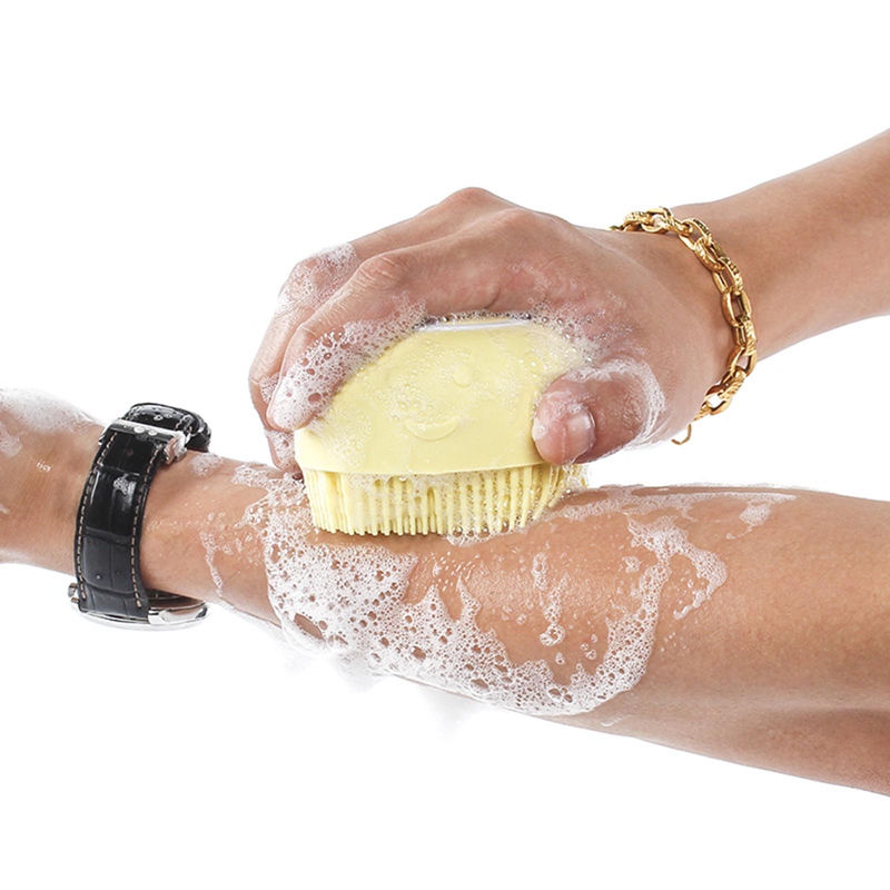 Bàn Chải Tắm Silicon Mềm Mại Có Thể Tái Sử Dụng