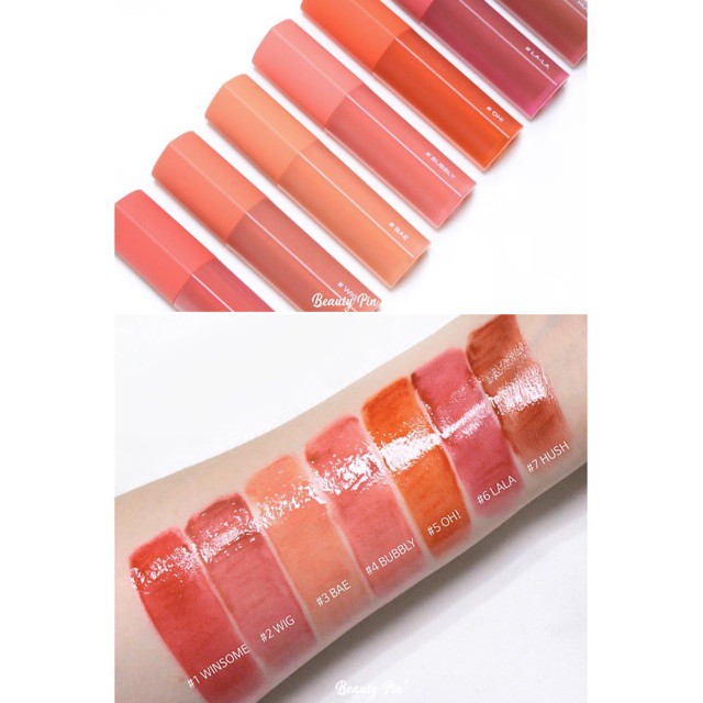 Son môi Tint Hàn Quốc Holika Holika màu sắc tươi trẻ cấp ẩm lâu trôi chống thấm nước giữ môi luôn mềm mướt căng mọng 3g | BigBuy360 - bigbuy360.vn