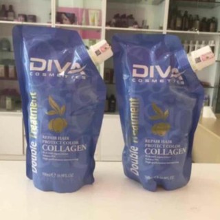 [ Xả Kho ] DẦU HẤP PHỤC HỒI COLLAGEN DIVA 500ml