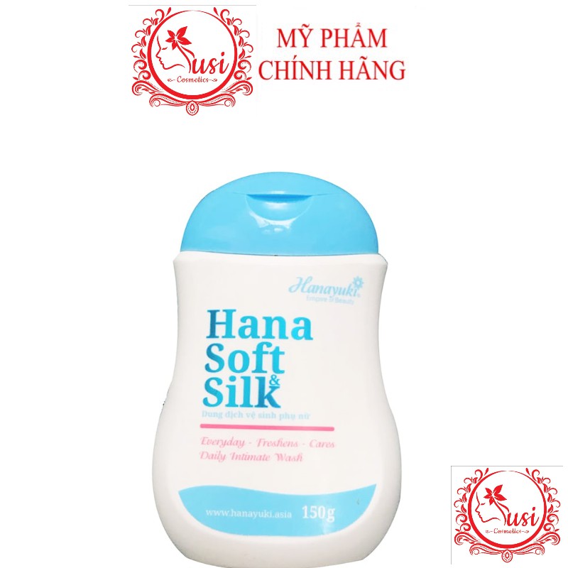(NEW DATE) DUNG DỊCH VỆ SINH HANA SOFT SILK HANAYUKI 150ML