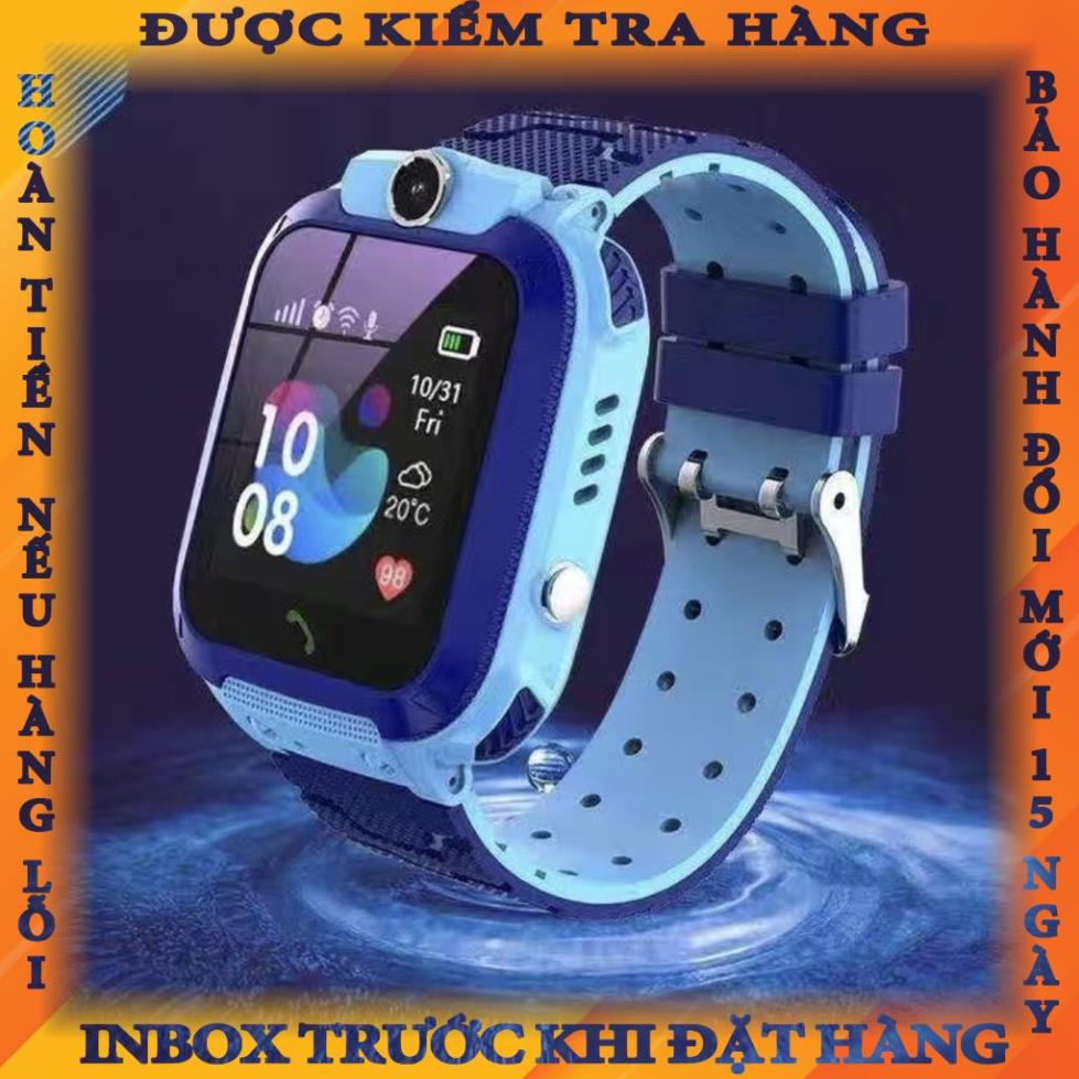 Đồng hồ thông minh định vị trẻ em Q12 nghe gọi 2 chiều lắp sim 3g chống nước Ip68 thientuy