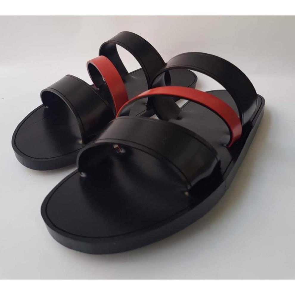 Dép cao su Nam 3 quai chéo màu đỏ Sales Sales HIT ✫ siêu phẩm * ۶ : ོ # ˢ m ll /