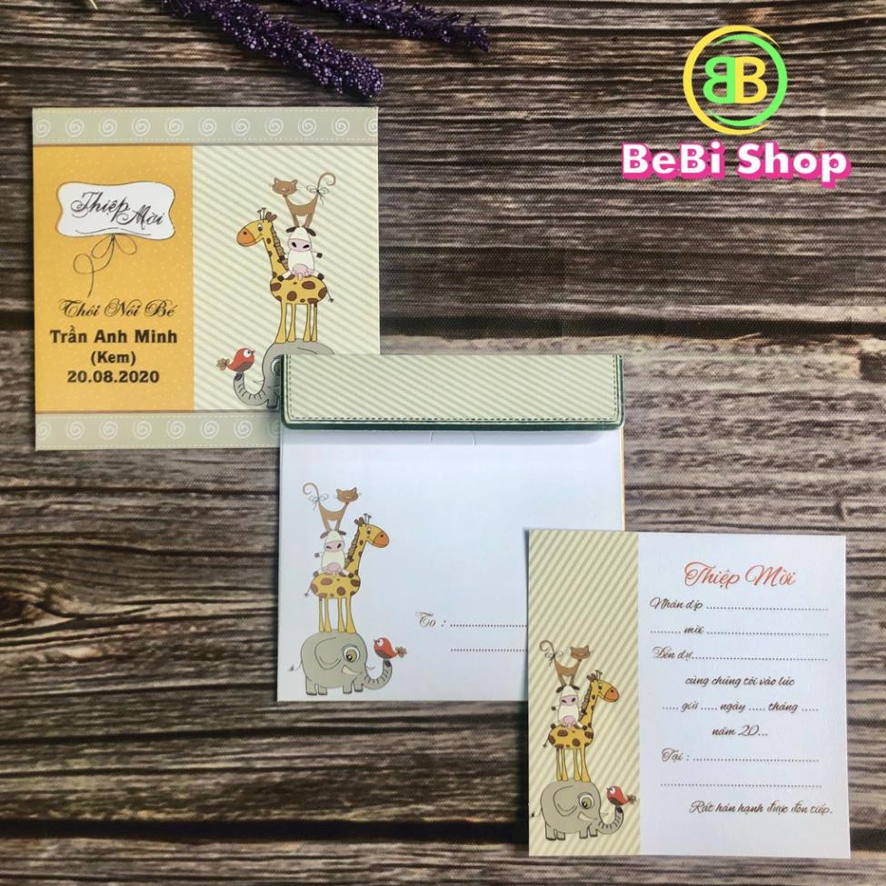 ✅|𝐗𝐚̉ 𝐊𝐡𝐨| Thiệp Mời Sinh Nhật, Thiệp Mời Thôi Nôi, Thiệp Mời Đầy Tháng Cho Bé