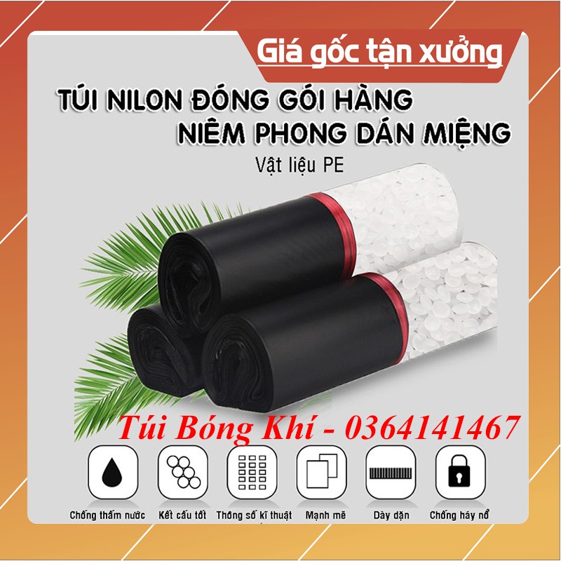 [Size 20x35 - Giá Sỉ xưởng rẻ nhất] Combo 100 Túi Đóng Hàng Niêm Phong - KEO DÁN CHẮC, SIÊU DAI, CHỐNG NƯỚC