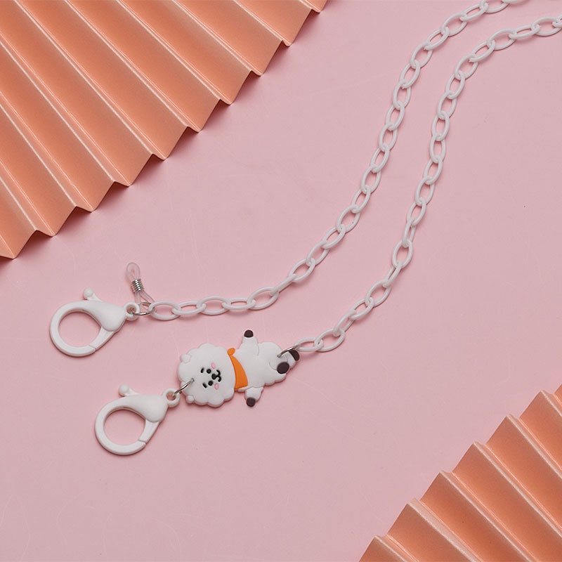 XiaoboACC Dây Chuỗi Thiết Kế Kiểu Hoạt Hình Để Giữ Khẩu Trang Mắt Kính Chống Mất Tiện Lợi 50CM