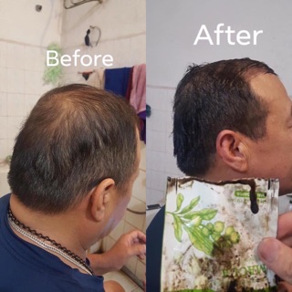 Dầu gội đen tóc phủ bạc Organic Macca