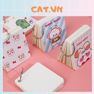FlashCard Học Từ Vựng Họa Tiết Hoạt Hình Dễ Thương Độc Đáo