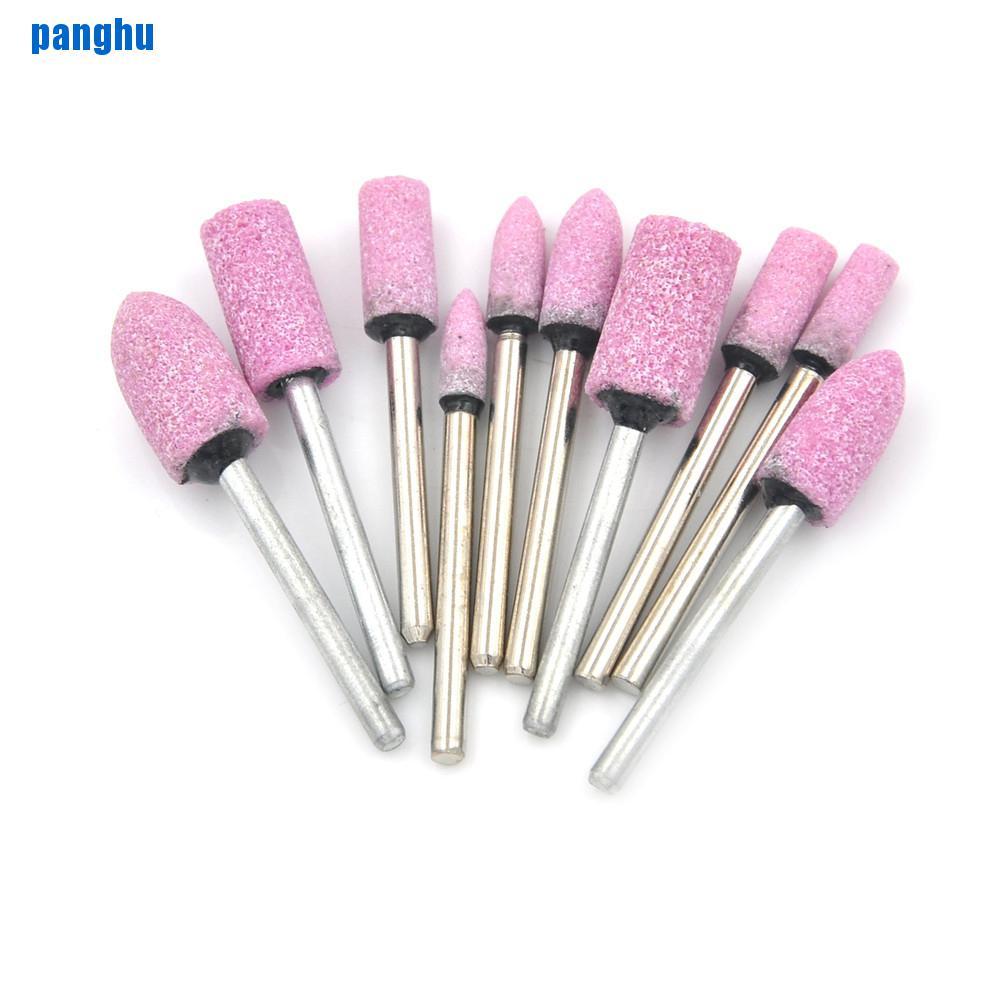 (Hàng Mới Về) Bộ 10 Dụng Cụ Mài Đá Mài Hồng Chất Lượng Cao