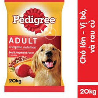 Thức ăn chó lớn Pedgiree vị bò bao 20kg