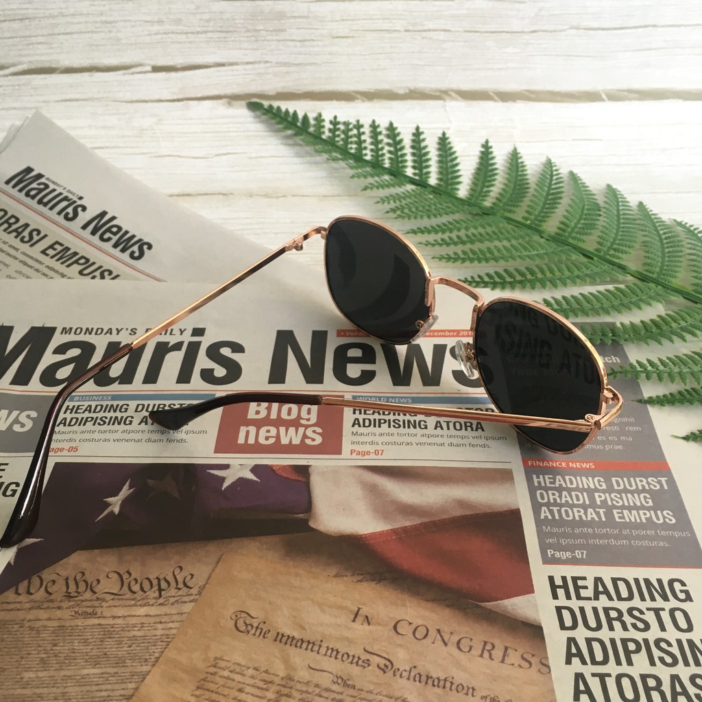 Kính Râm Nữ Nam Thời Trang Tròn Tráng Gương | BigBuy360 - bigbuy360.vn