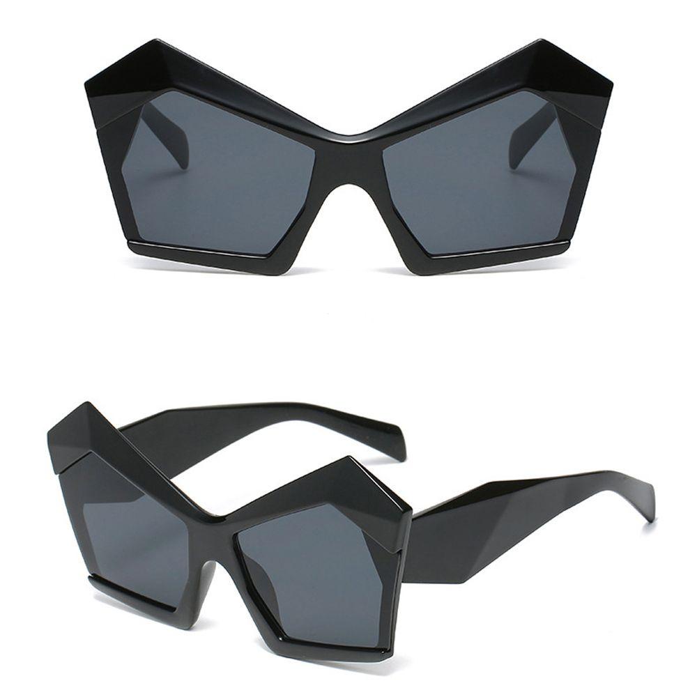 Kính Mát Tròng Đa Giác Nhiều Màu Sắc Chống Tia UV400 Thời Trang Cho Nữ