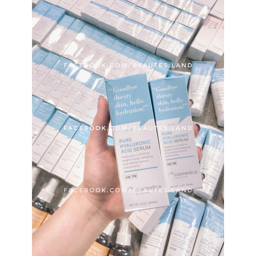 Serum Cấp Nước Cosmedica 100% Pure HA Serum