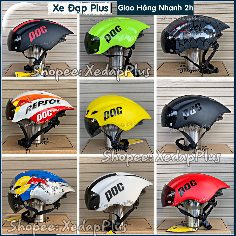 Nón Xe Đạp Poc 01 Chính Hãng - Mũ Bảo Hiểm Cho Người Đi Xe Đạp Thể Thao - Full hộp đầy đủ