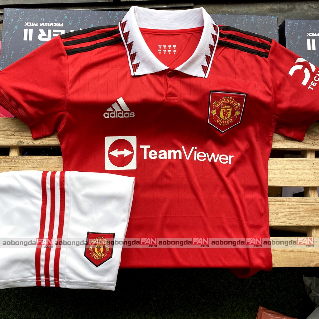 Quần Áo Bóng Đá MU Đỏ Sân Nhà 23/24 Hàng Thái - Bản Player