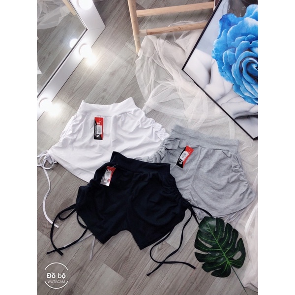 ❌NEW❌Quần đùi nữ mặc nhà rút dây, quần short chất đẹp co dãn