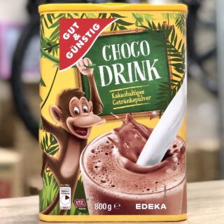 (Date 2/2024) Bột cacao Choco Drink Đức hộp 800g