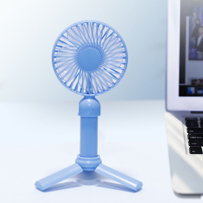 Quạt Mini Cầm Tay 3 Tốc Độ Sạc USB Có Thể Gập Lại Cho Nhà / Văn Phòng