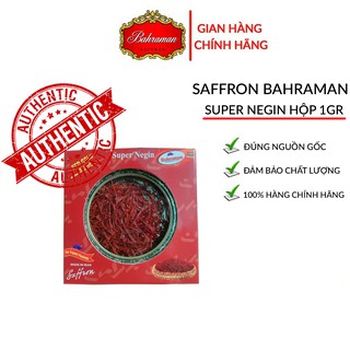 Nhụy hoa nghệ tây SAFFRON BAHRAMAN hộp vuông date 2023