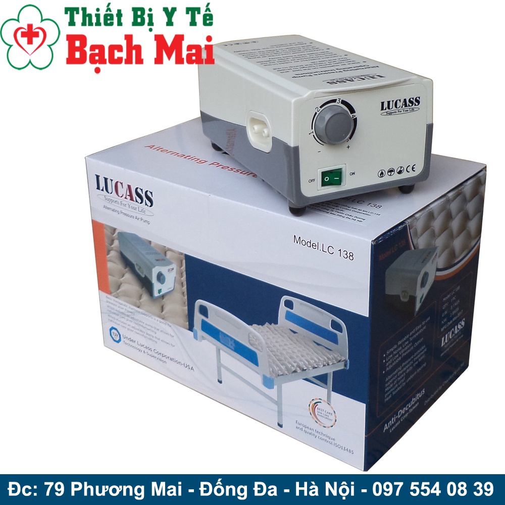 ĐỆM HƠI CHỐNG LỞ LOÉT LUCASS LC-138 Công Nghệ Mỹ