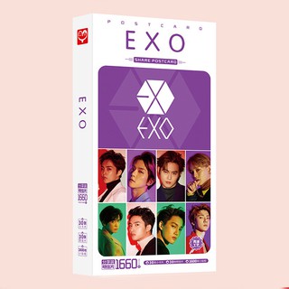 [Nhiều mẫu] Hộp ảnh postcard EXO