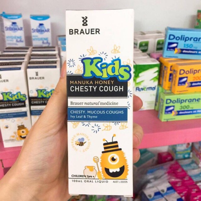 Brauer kids manuka honey chesty