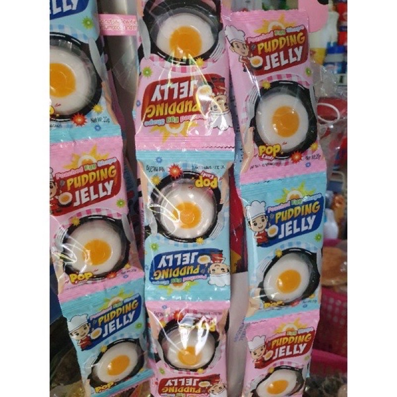 Thạch chảo trứng pudding mini siêu cute