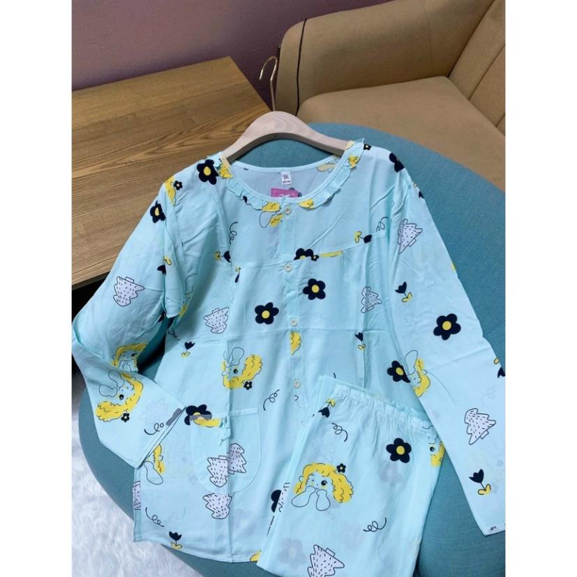 bộ lanh lụa sau sinh có khóa kéo cho con ty