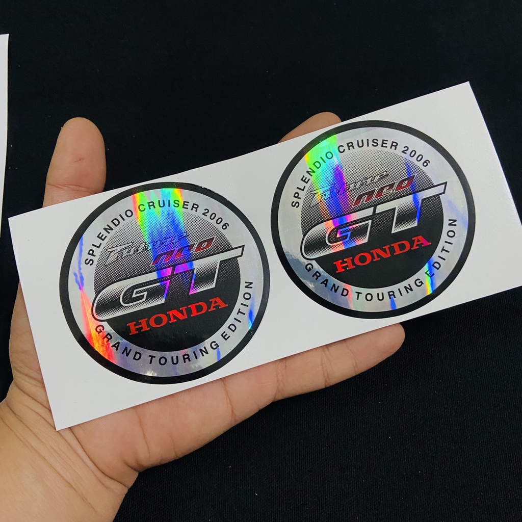 Bộ tem chữ logo FUTURE NEO GT chất liệu crom bóng 7 màu sử dụng dán xe Honda