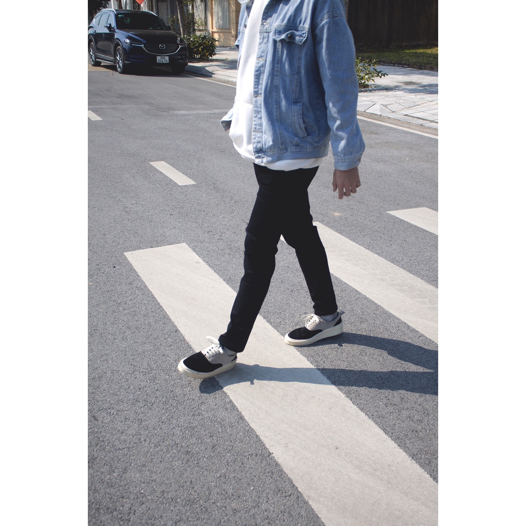 [HÀNG CAO CẤP] Quần Jean Rách Gối Nam Màu Đen Không Phai Màu, Vải Co Giãn Phong Cách Hàn Quốc Hot Trend Năm 2022 | BigBuy360 - bigbuy360.vn