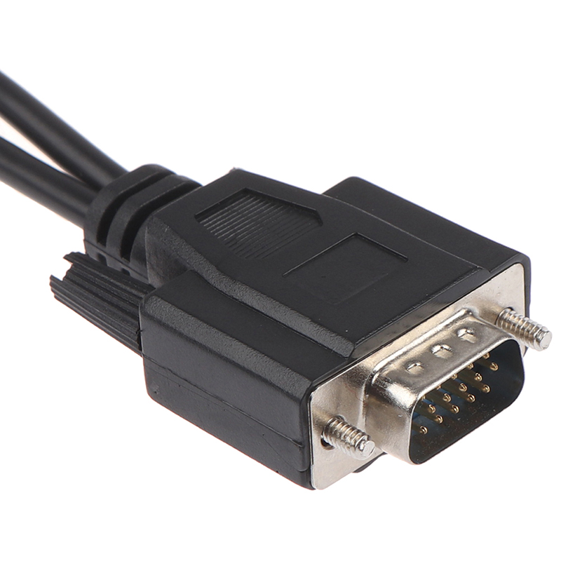 Colorfulswallowfly 15Pin VGA male to 2 vga svga female adapter splitter video monitor cable CSF