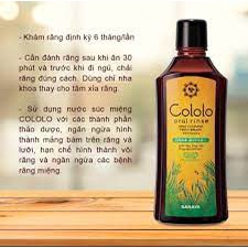 Nước súc miệng Cololo Oral Rinse Nhật Bản 600ml (100% nguyên liệu thảo mộc an toàn)