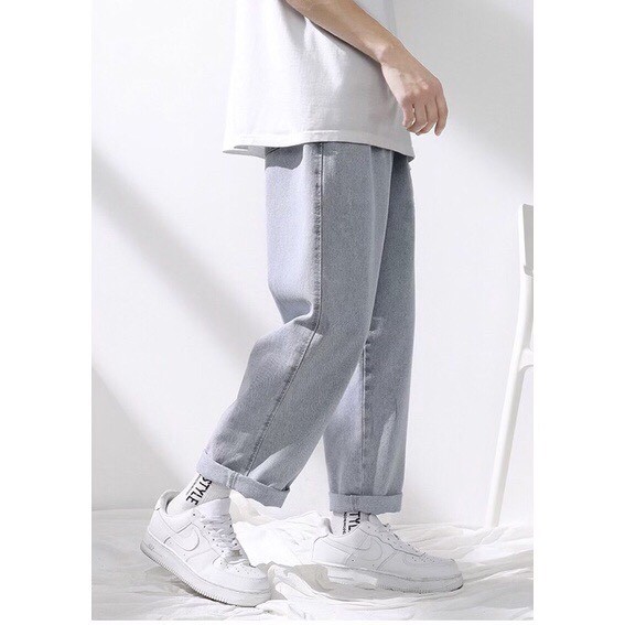 Quần Jean baggy nam nữ unisex cao cấp trẻ trung - Quần bò dáng suông rộng -Top xu hướng 2021 | WebRaoVat - webraovat.net.vn