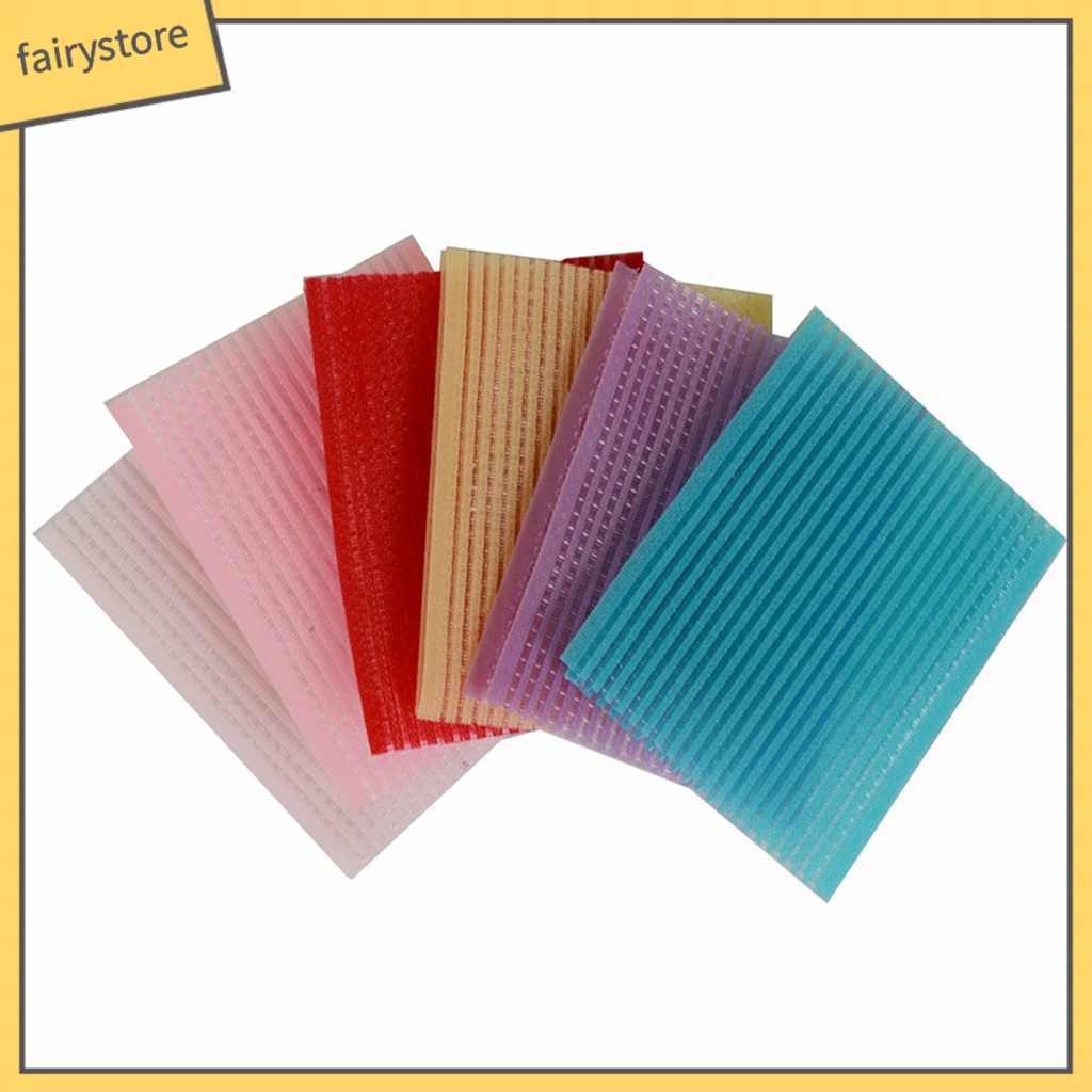 (Hàng Mới Về) Gói 100 Miếng Dán Tóc Bản Rộng Bằng Nhựa Mềm Cho Nữ