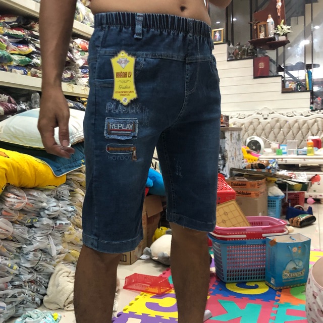 QuầnJeans lửng bé trai 25kg - 50kg