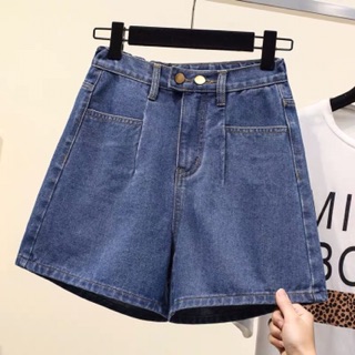 Quần Short Jean Màu Xanh Đậm