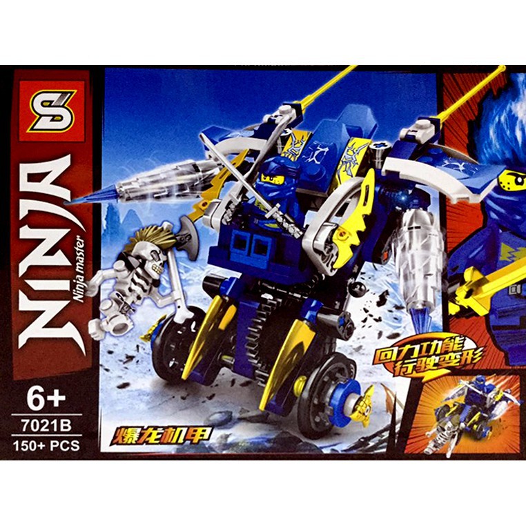 Lego ninja master Cỗ máy chiến đấu 7021