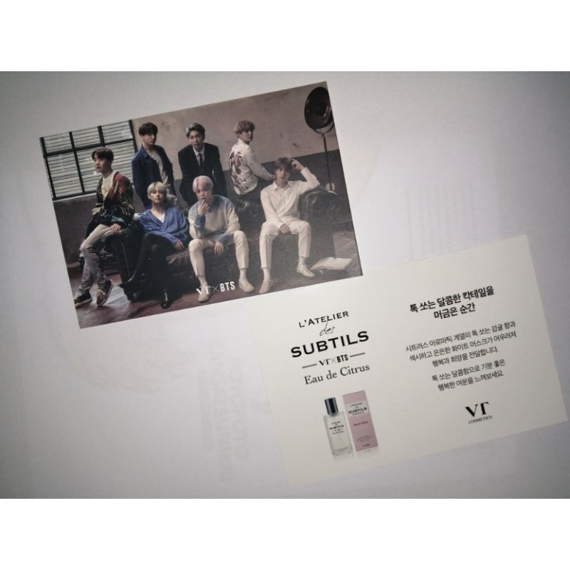 Card VT BTS Official ( ảnh)