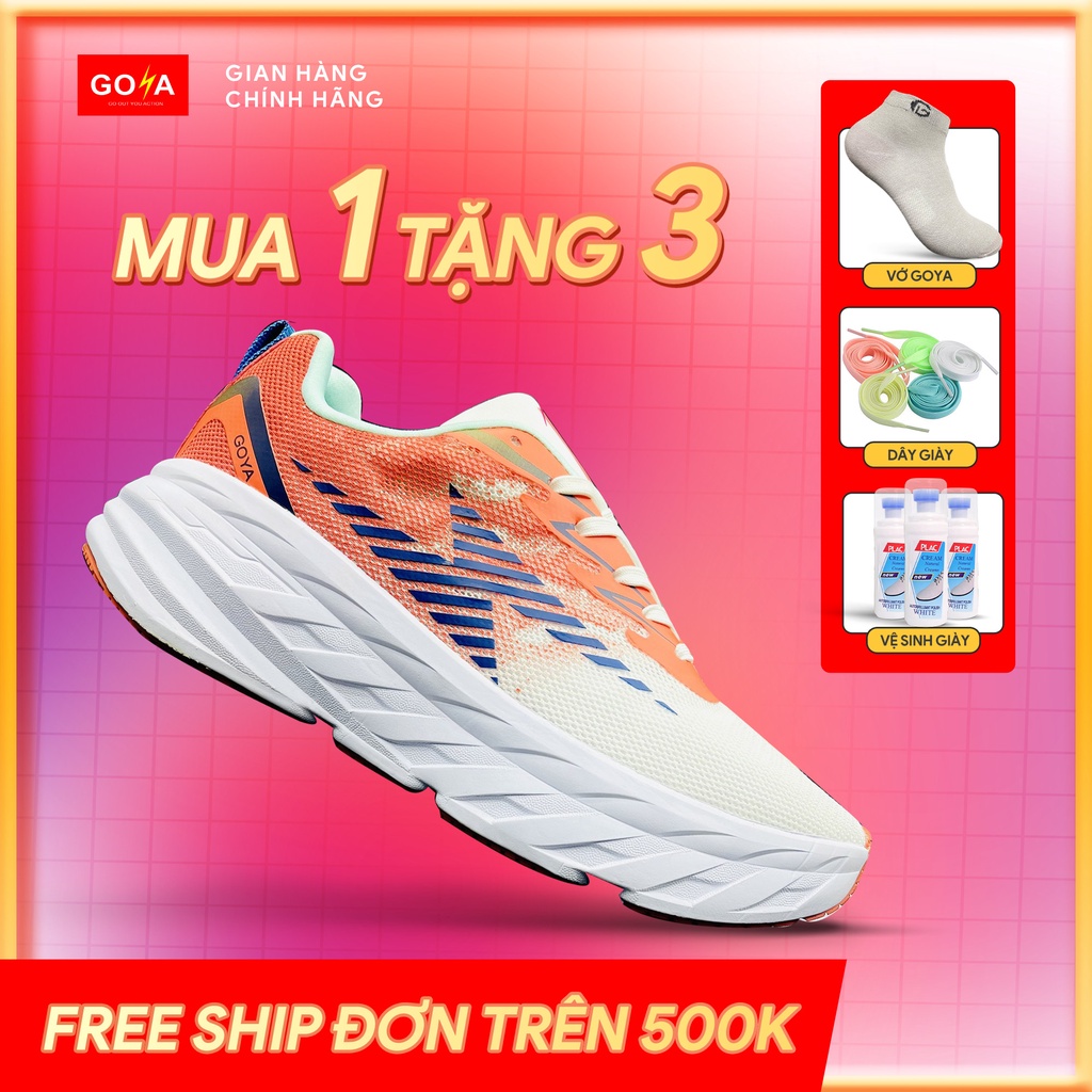 Giày Chạy Bộ Goya Training Plus 2022 Màu Cam