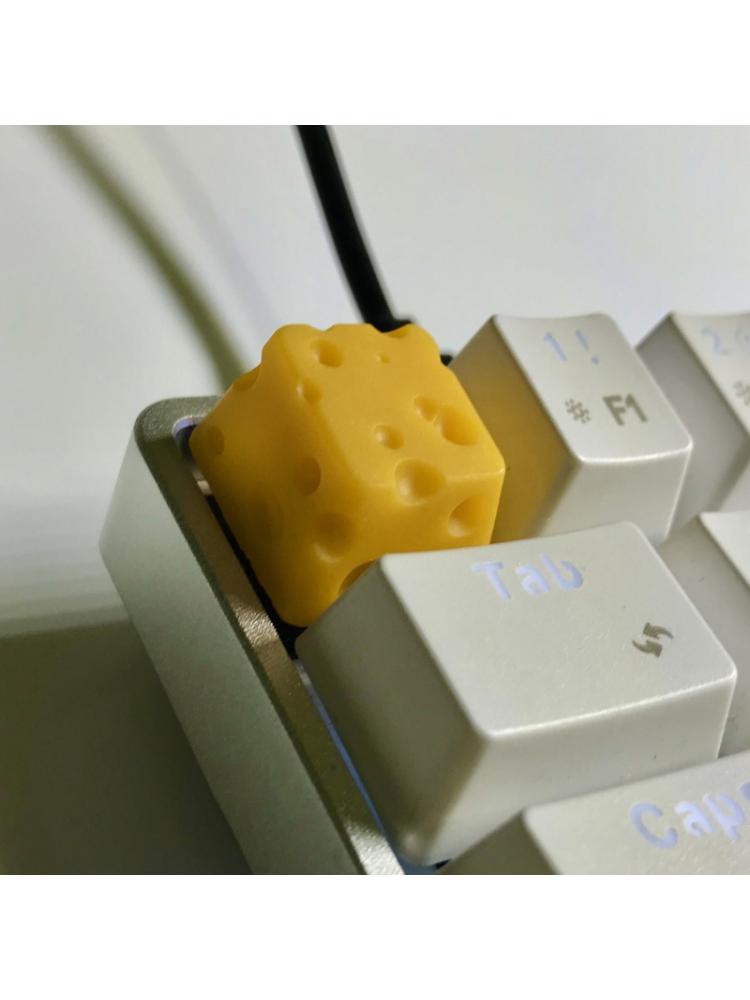 VIVI Cheese Cake KeyCaps Customized OEM R4 Profile Resin Keycap For Cherry Mx Switch