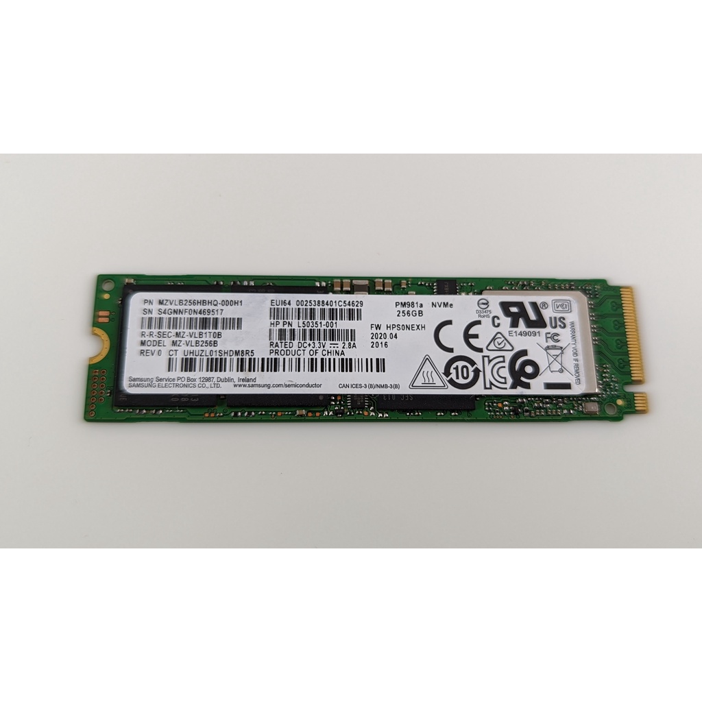 Ổ cứng SSD Samsung PM981A 256Gb/512Gb/1000gb- chính hãng,bảo hành 3 năm 1 đổi 1